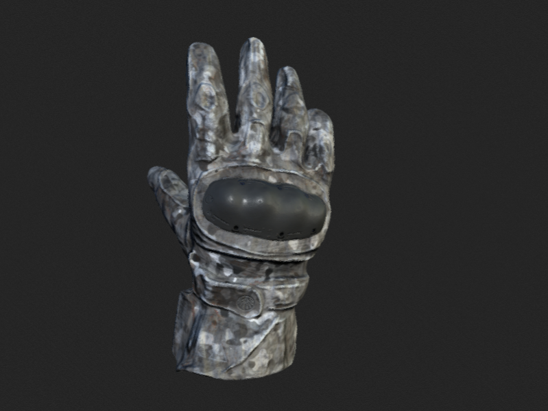 战术手套3D模型