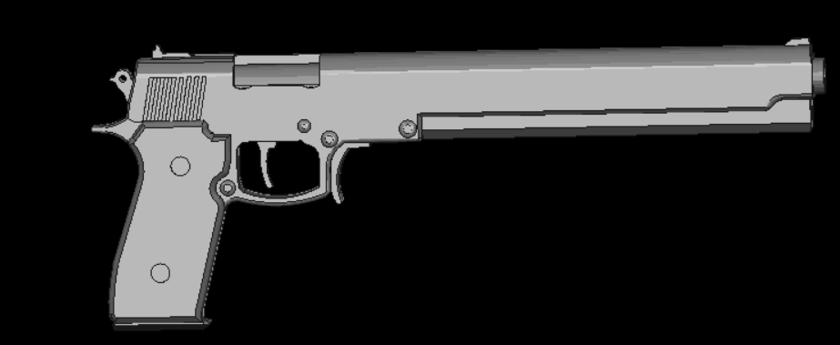 卡速尔手枪模型