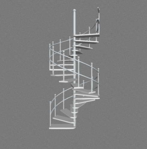 3D旋转楼梯