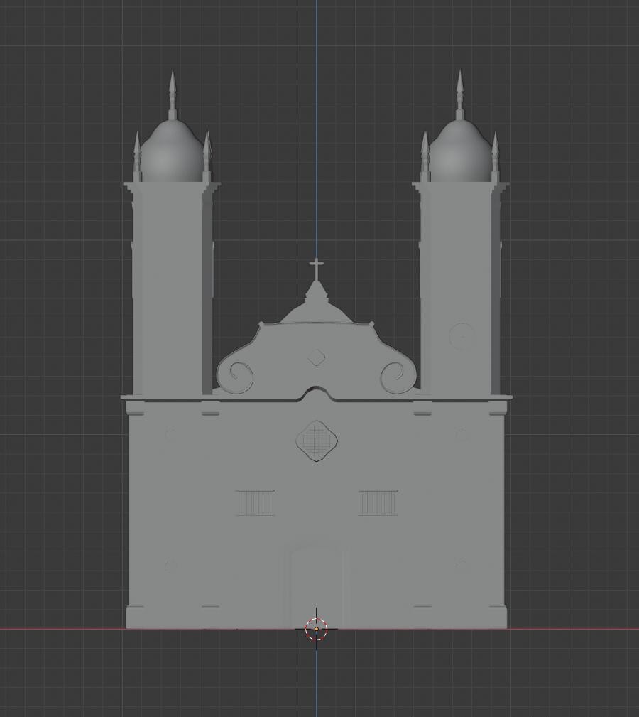 教堂建筑模型